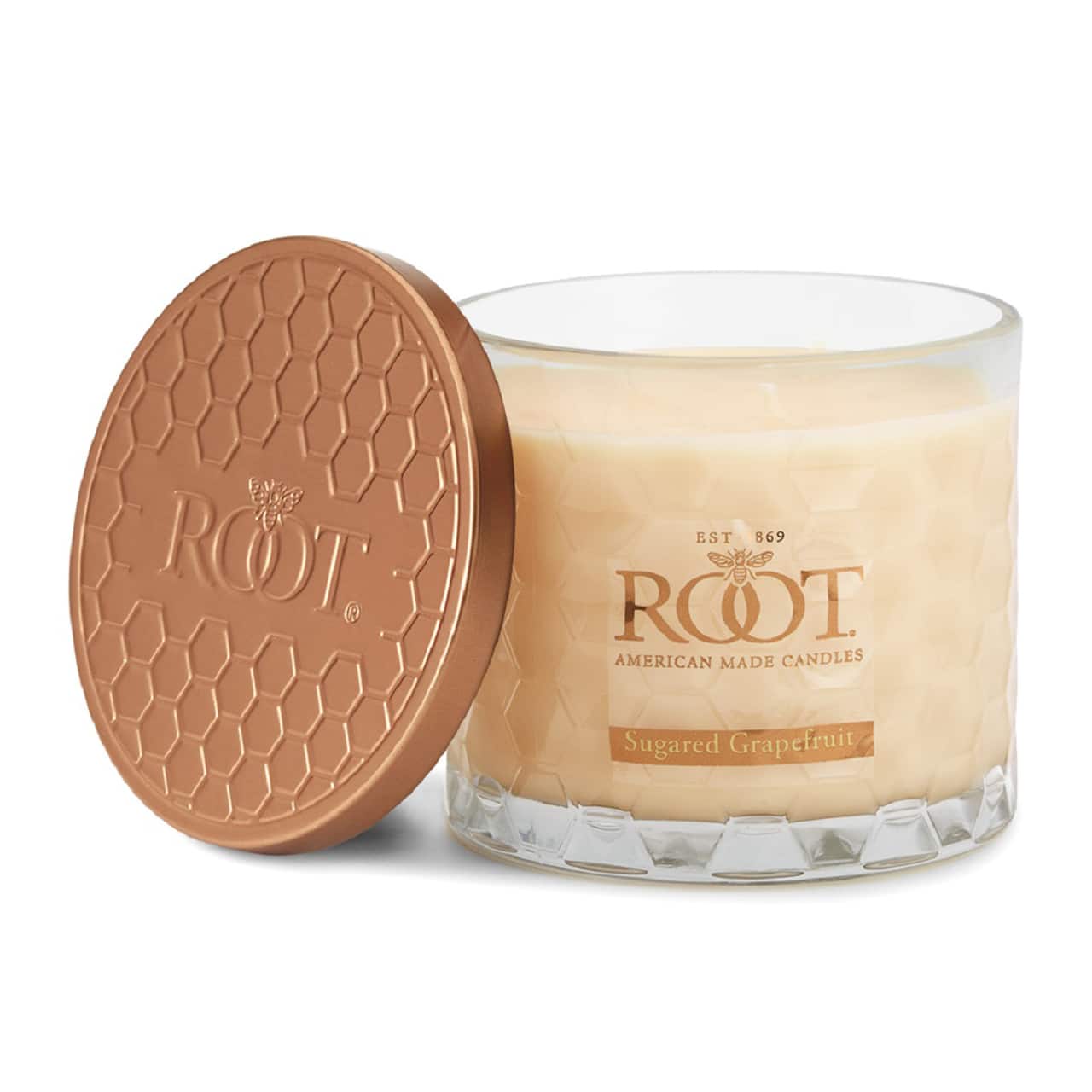 Root Candles Signature 3-Wick Honeycomb Beeswax Blend Jar Candle